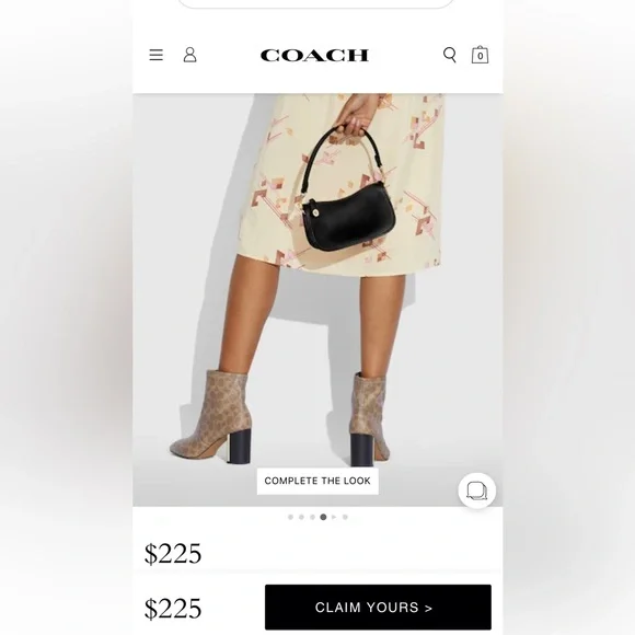 SOLD.          Coach boutique Swinger 20 genuine glovetan Italian leather - Picture 13 of 15